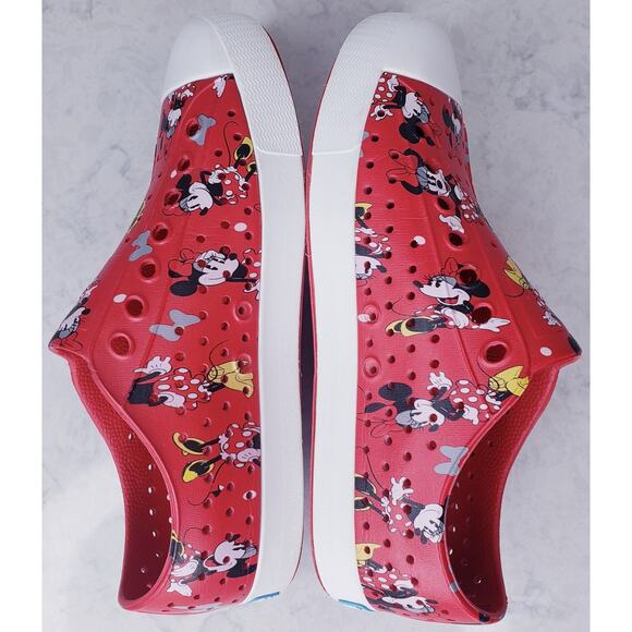 DISNEY X NATIVE Minnie Mouse Slip On Shoes Lightweight Unisex Size M6/W8 - Picture 10 of 13